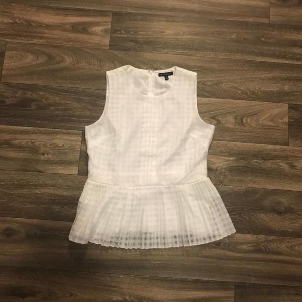 BANANA REPUBLIC PEPLUM SLEEVELESS TOP Size 12